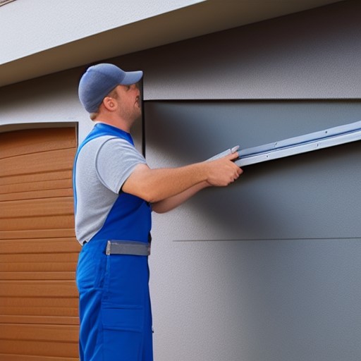 Professional garage door service quality work